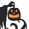 Glitzhome® 34.5" Halloween Metal Silhouette Witches With Cauldron Yard Stake Set